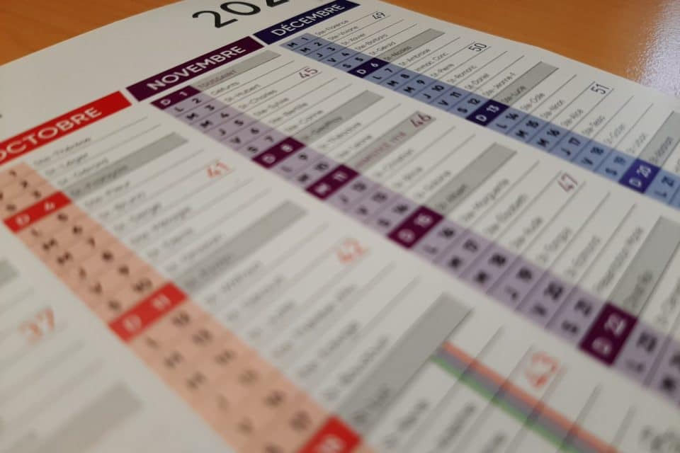Vente calendriers – Association des éboueurs
