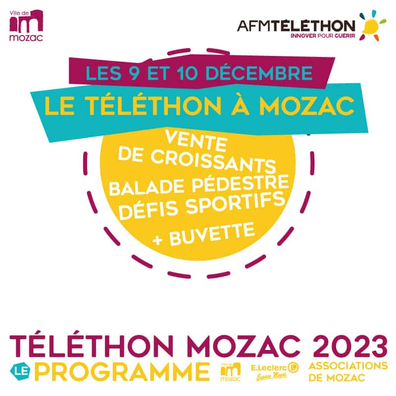 Mozac fait son Téléthon !