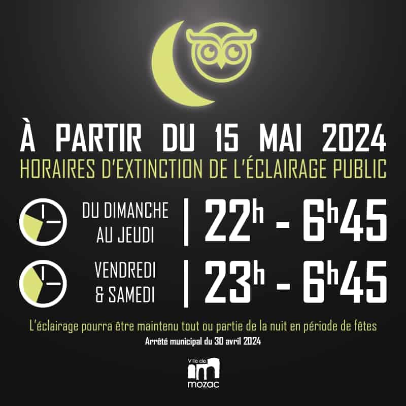 Extinction de l’éclairage public