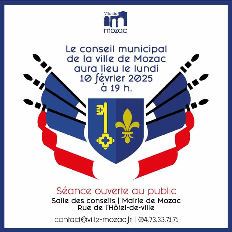 Conseil municipal, lundi 10 février à 19 h