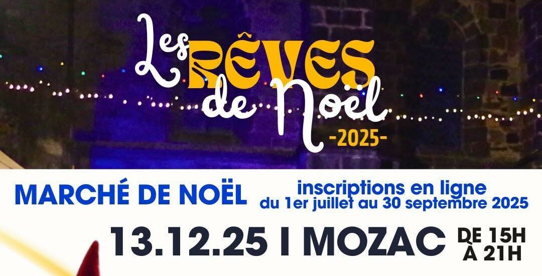 Ouverture des inscriptions pour le Marché de Noël 2025