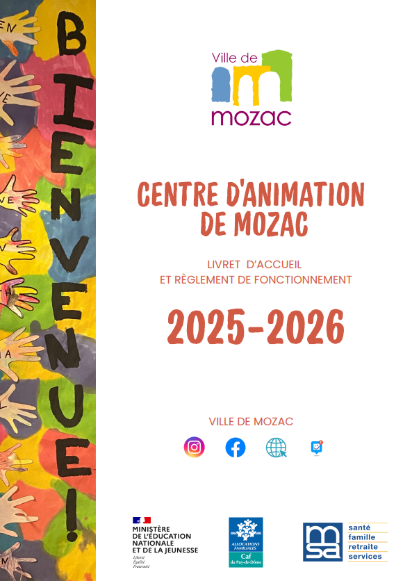 Nouveau règlement de fonctionnement du centre d’animation 2025 – 2026