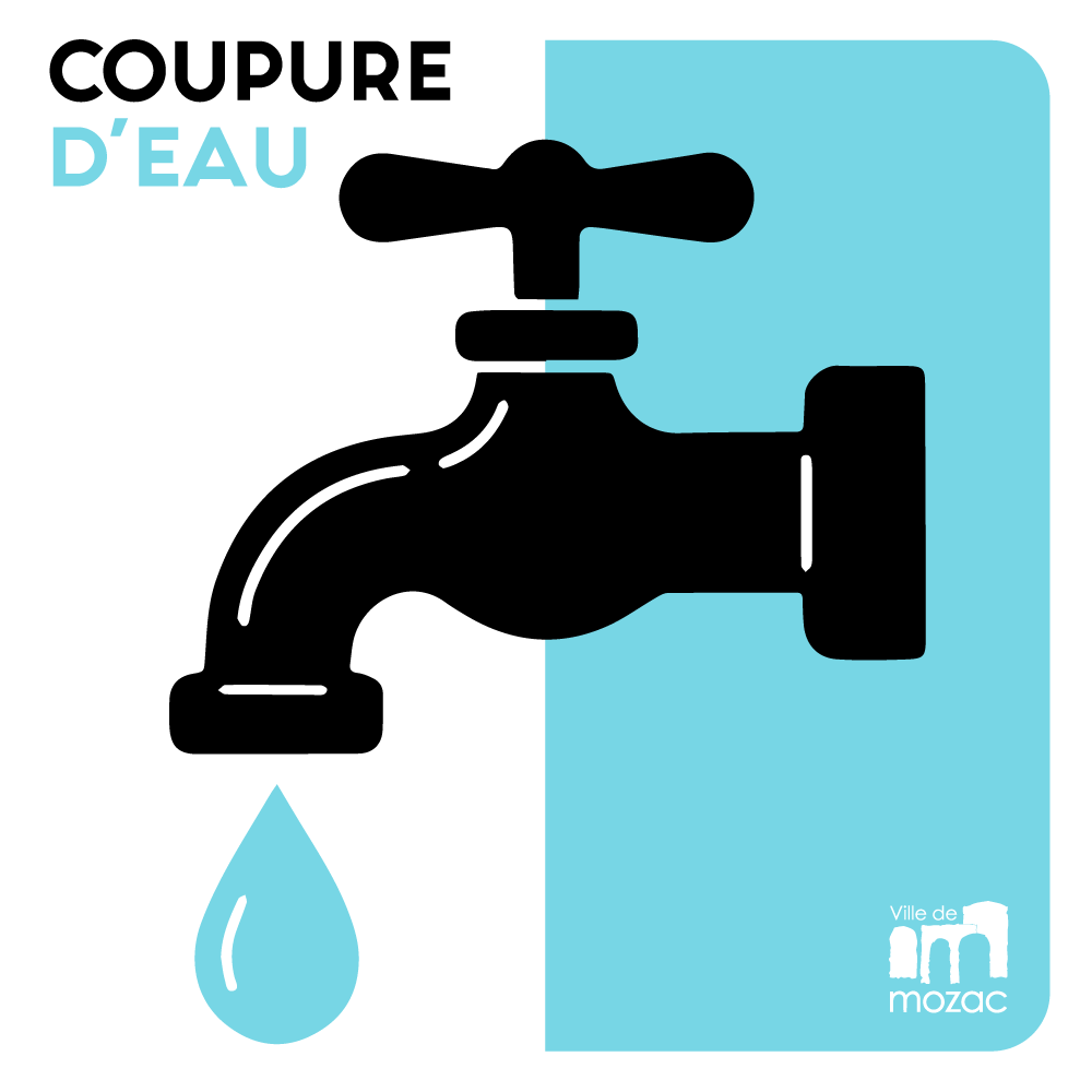 Avis de coupure d&rsquo;eau