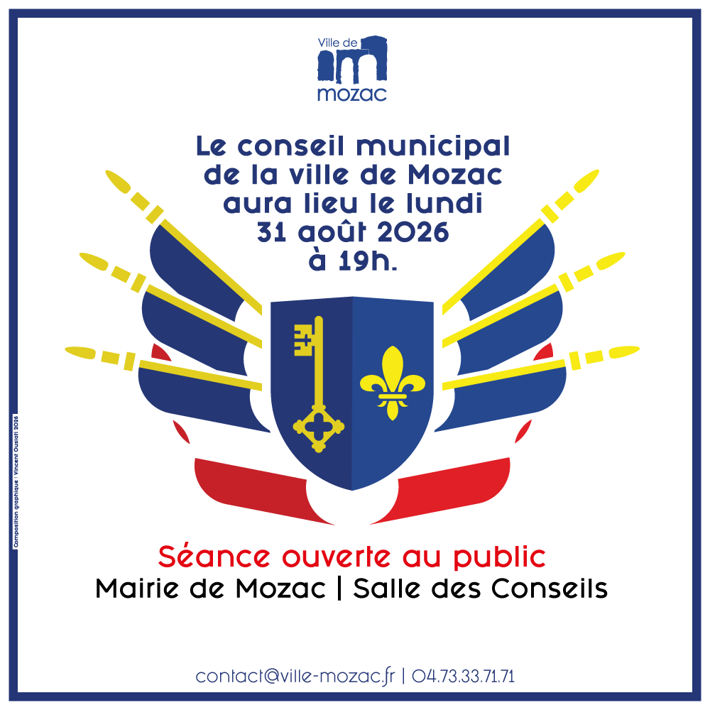 Conseil municipal du 31 août 2026